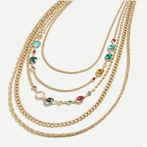 Layered Candy-dot Chain Necklace